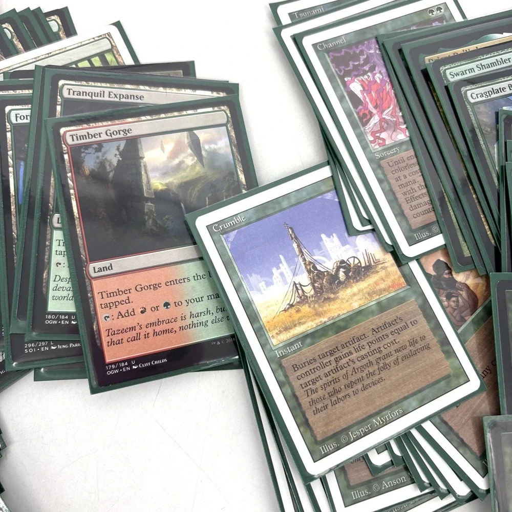 MTG Commander Deck Marwyn the Nurturer Mono Green Elf Ball Tribal EDH Sleeved Bo